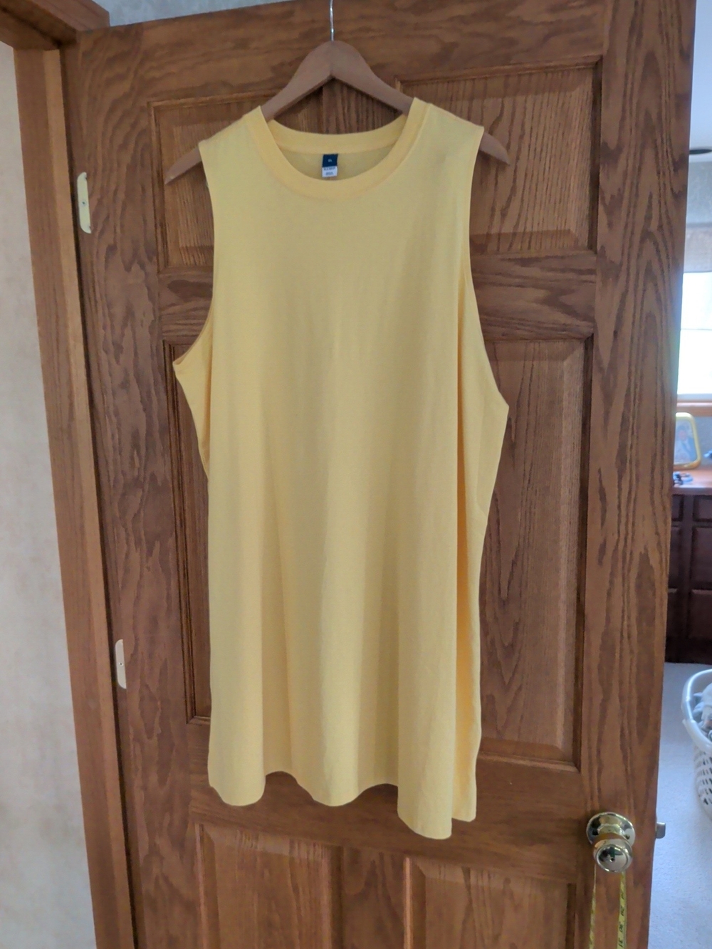 Old Navy Sleeveless Yellow Shift Mini Dress